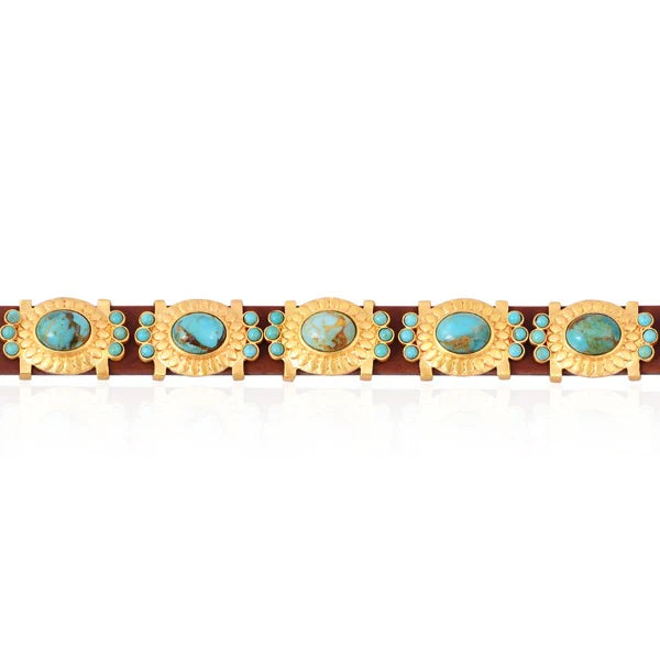 Christina Greene Sagebrush Turquoise Hat Band