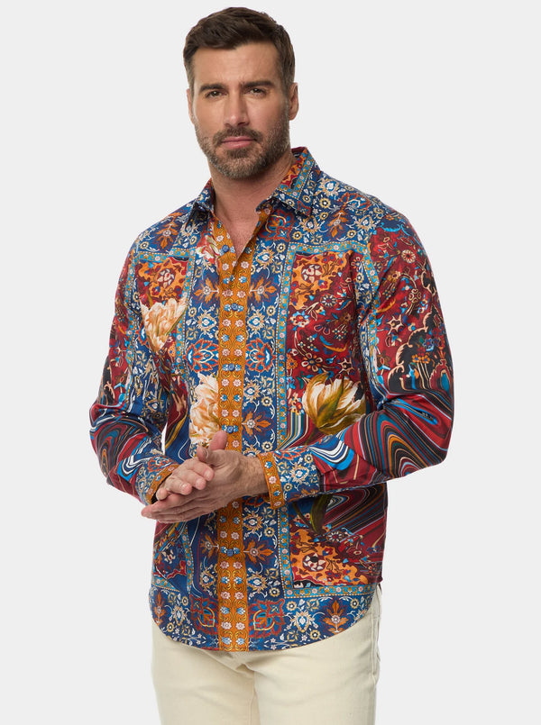 ROBERT GRAHAM KILLINGTON LONG SLEEVE BUTTON DOWN SHIRT