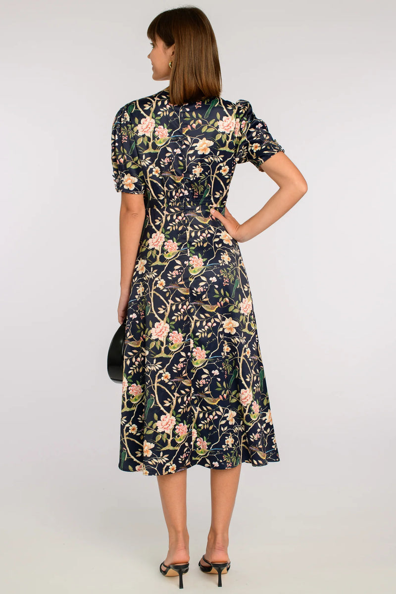 ELIZABETH JAMES THE LABEL REESE CHINOISERIE DRESS