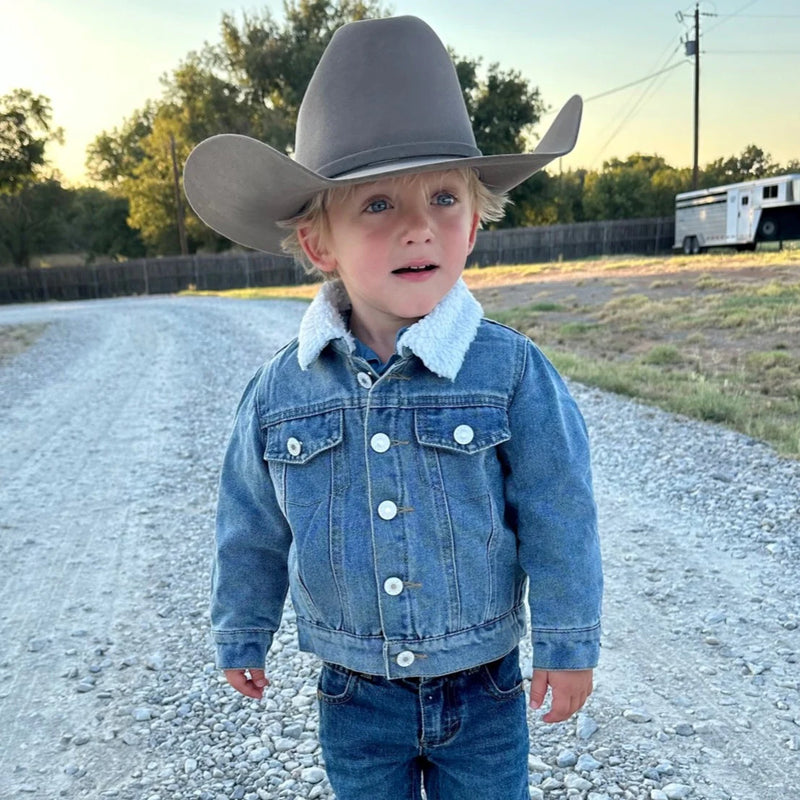 Shea Baby Denim Wool Jacket 