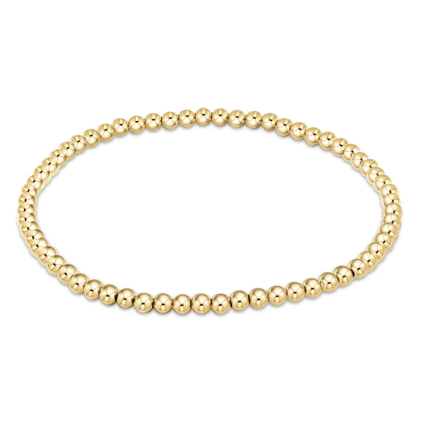 Enewton classic gold 3mm bead bracelet