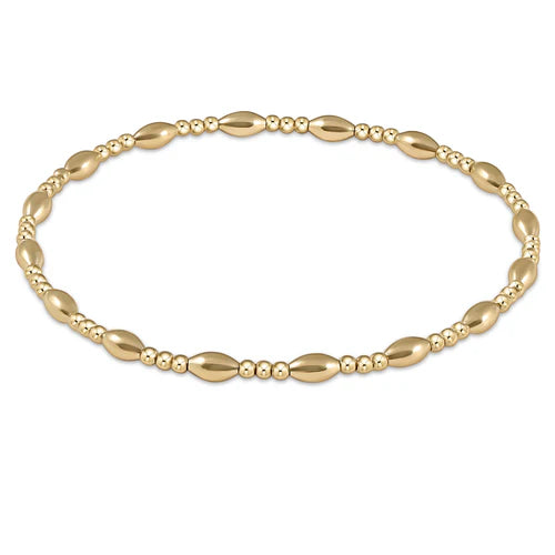 ENEWTON harmony sincerity pattern 2mm bead bracelet - gold