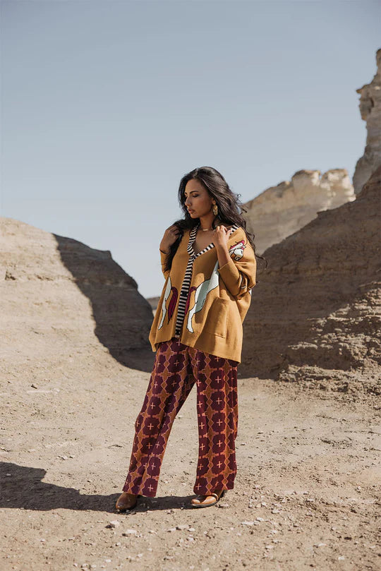 Allie Falcon Lucky You Oversized Cardigan