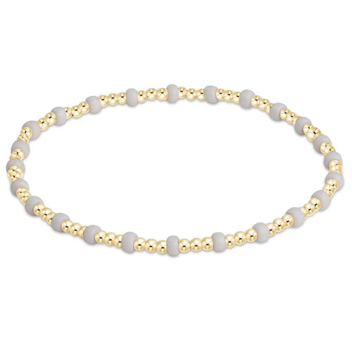 ENEWTON gameday hope gold sincerity bracelet - white