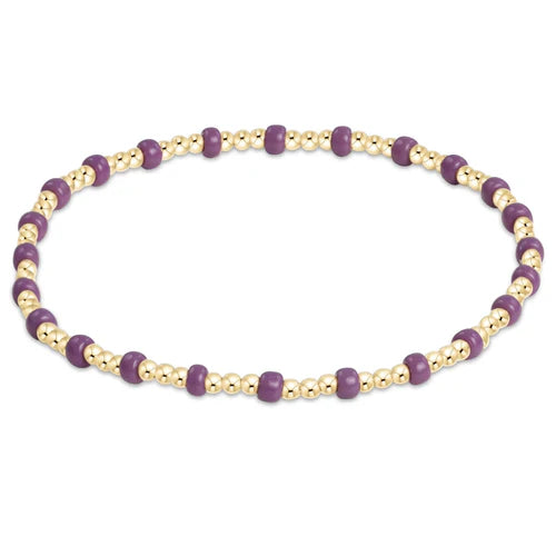 ENEWTON gameday hope gold sincerity bracelet - purple