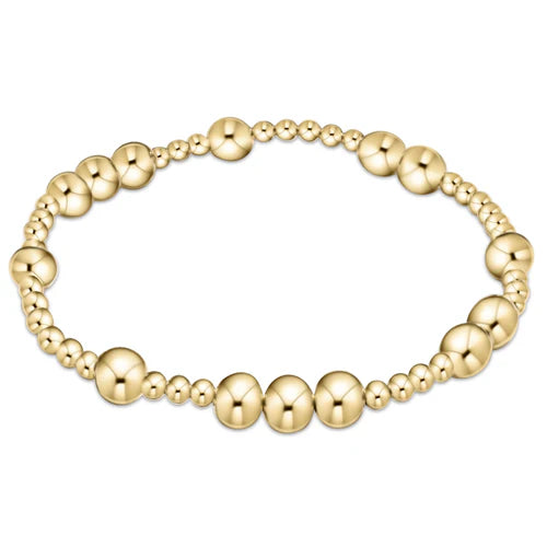 ENEWTON hope unwritten 6mm bead bracelet - gold