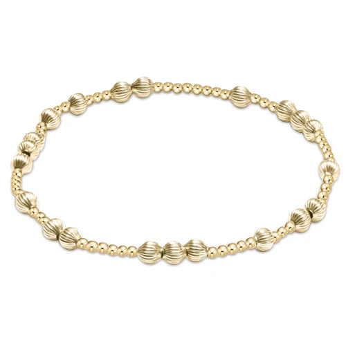 ENEWTON hope unwritten dignity 4mm bead bracelet - gold