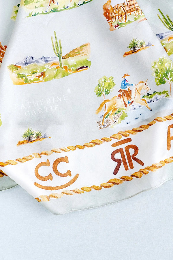Catherine Cartie Western Toile Scarf
