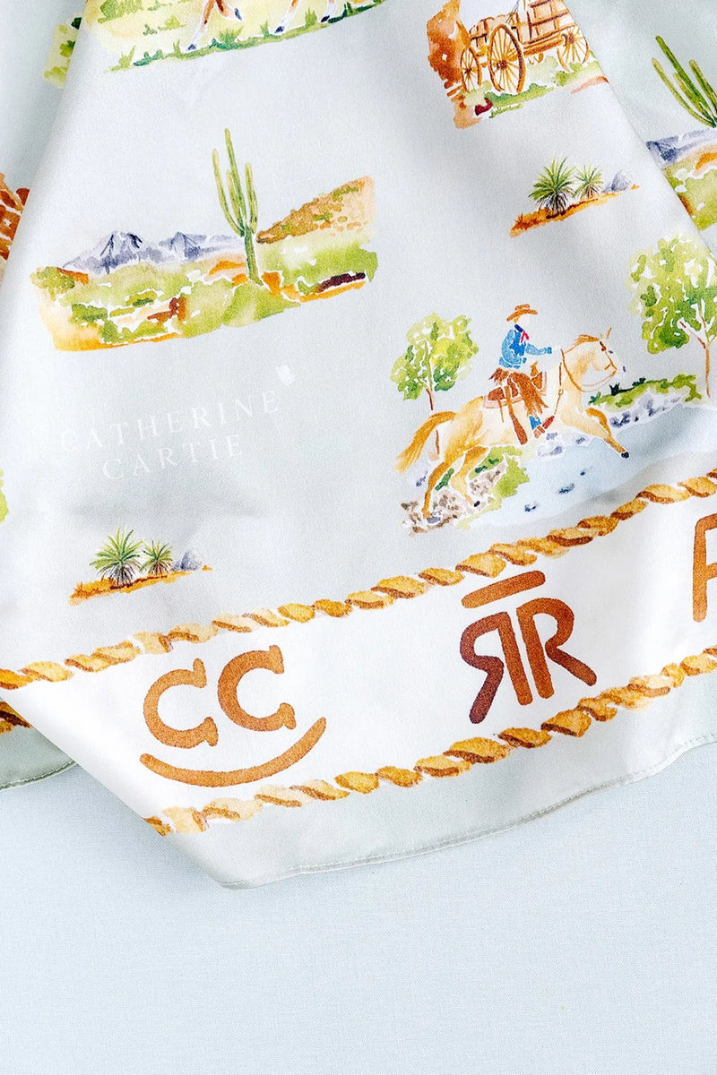 Catherine Cartie Western Toile Scarf