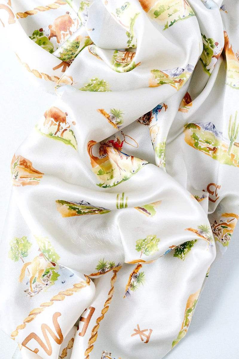 Catherine Cartie Western Toile Scarf