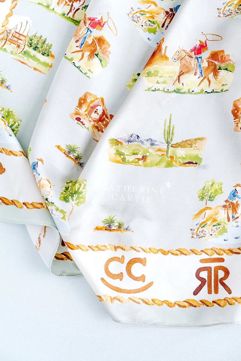 Catherine Cartie Western Toile Scarf