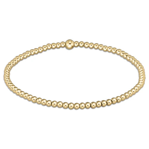 ENEWTON classic gold 2.5mm bead bracelet