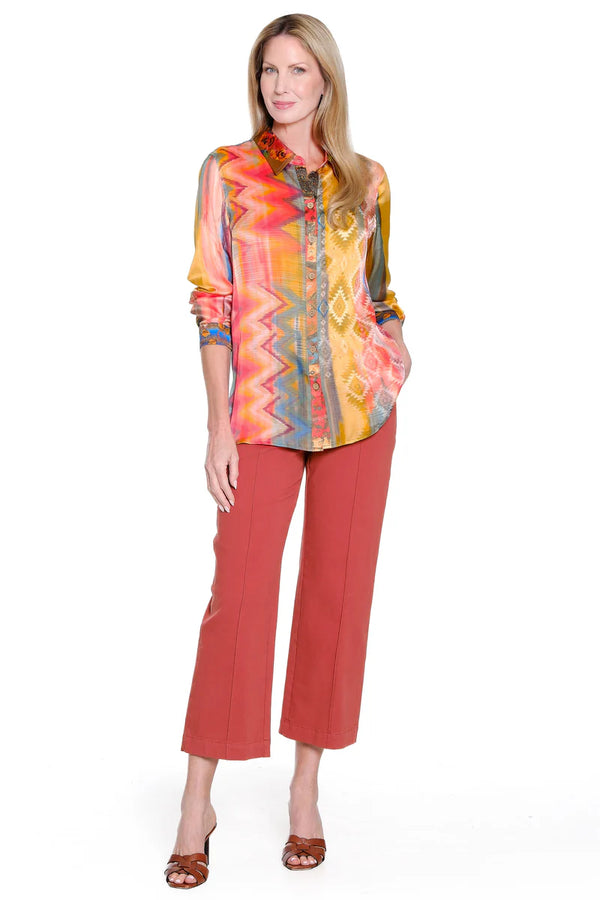 John Mark
Wide Leg Pant - Red Clay