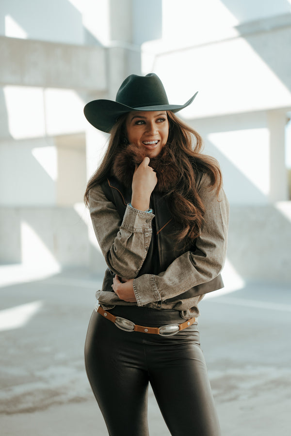 Maverick Exclusive Italian Calf and Fox Piping Vest