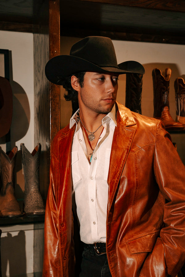 Scully Men's Antique Cognac Lamb Blazer – Maverick Fine Western Wear