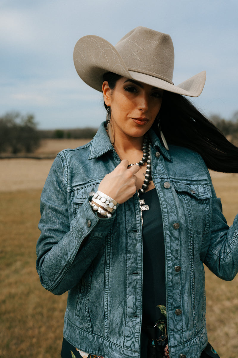Mauritius Jessie Teal Jacket – Maverick Fine Western Wear