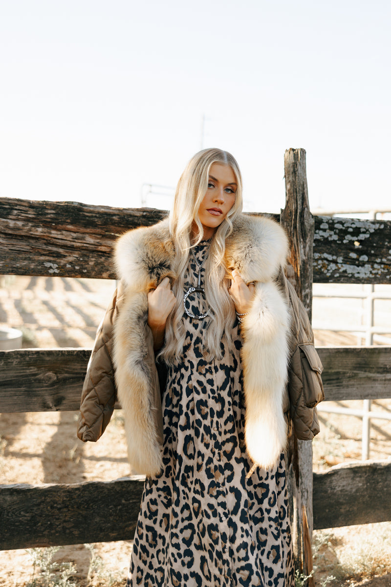 Diomi Slim Cut Tick Tok Jacket- Bronze