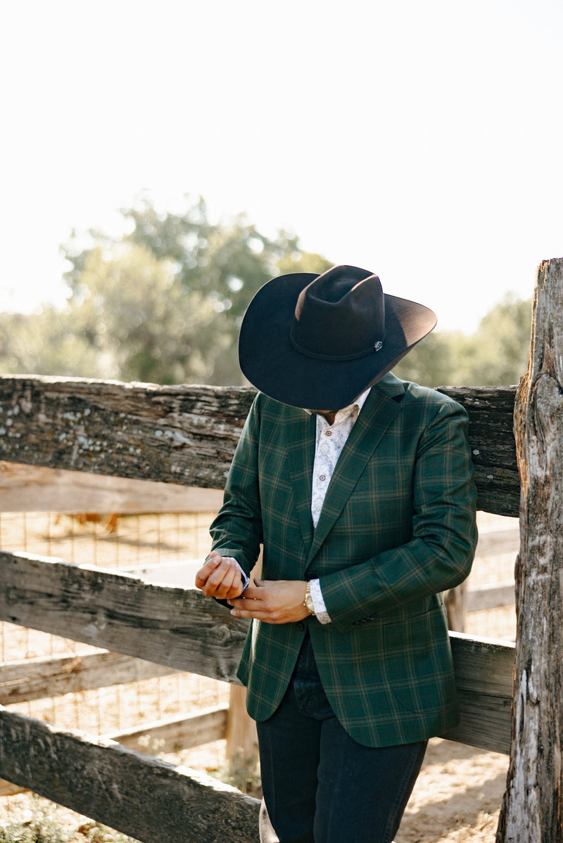 Byron Plaid Green Sport Coat