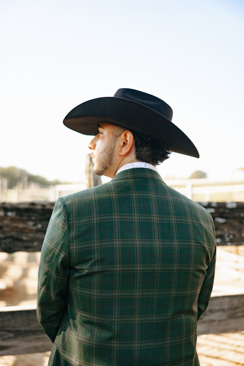 Byron Plaid Green Sport Coat
