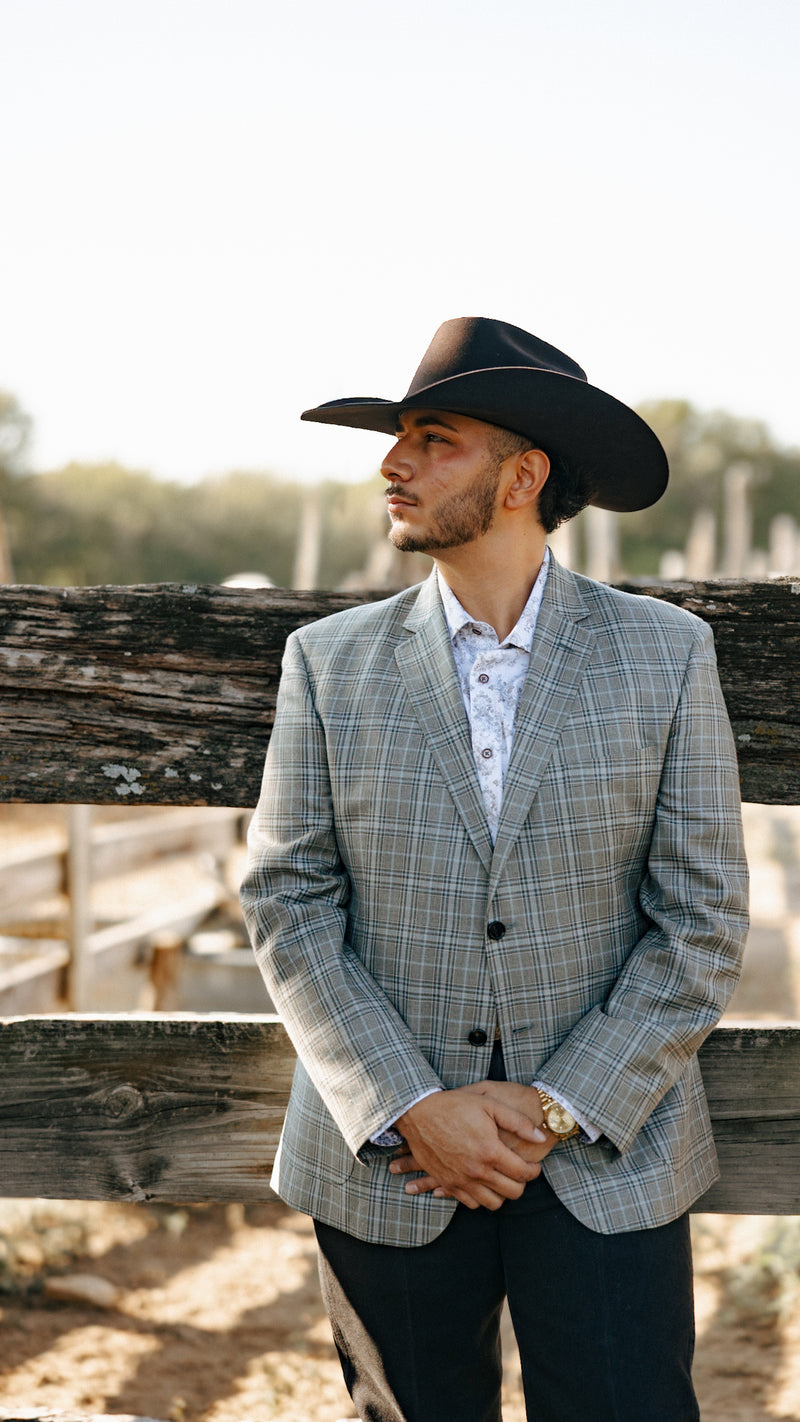 Billy Reid Plaid Sage Sport Coat
