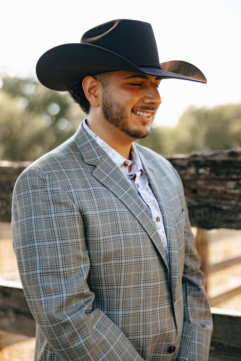 Billy Reid Plaid Sage Sport Coat