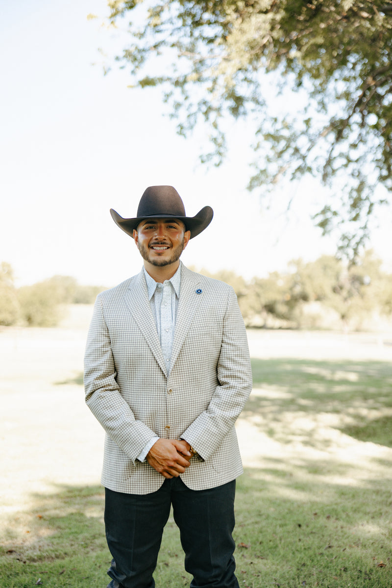 Maverick Exclusive Natural Check Sport Coat 