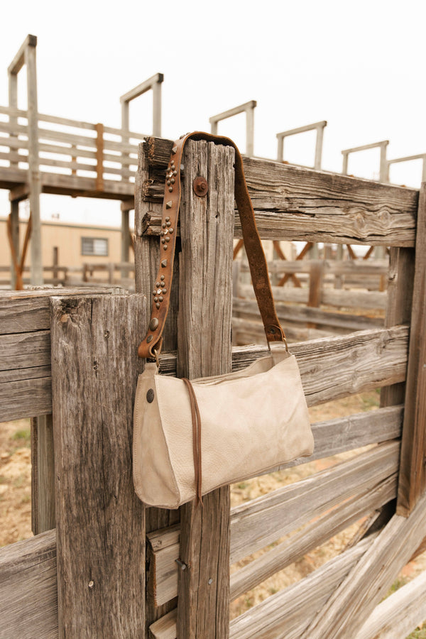 Two Bar West Nevada Medium Long Stud Strap Bag