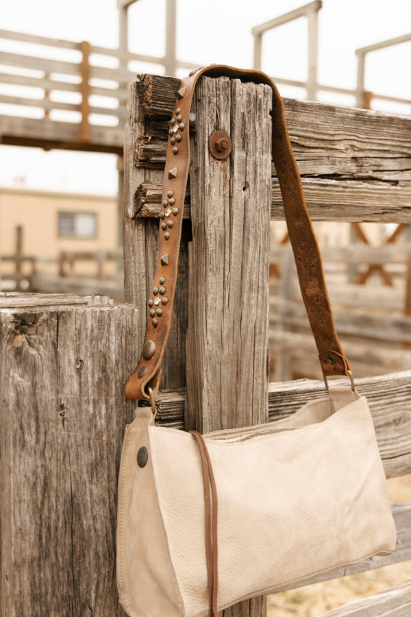 Two Bar West Nevada Medium Long Stud Strap Bag