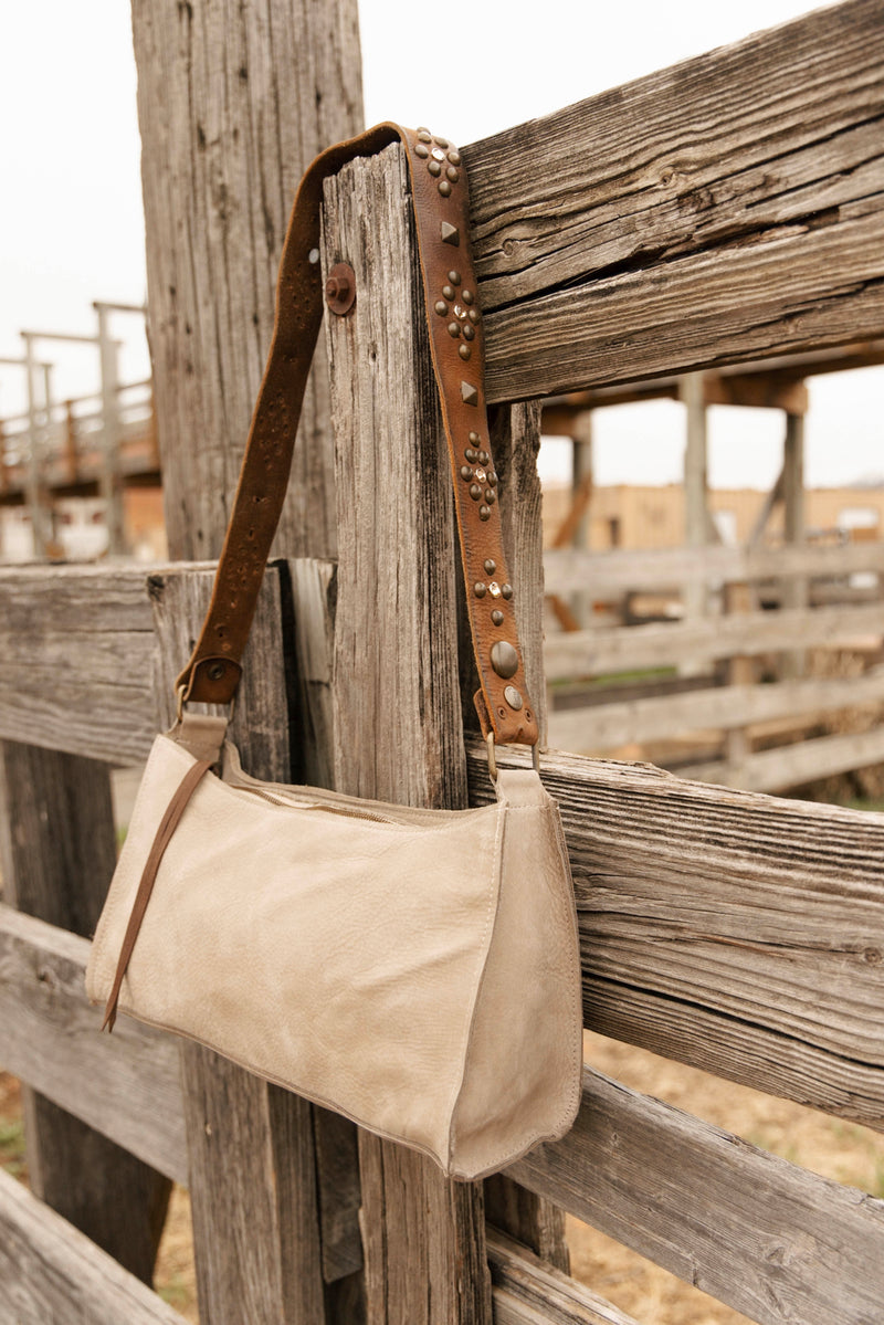 Two Bar West Nevada Medium Long Stud Strap Bag