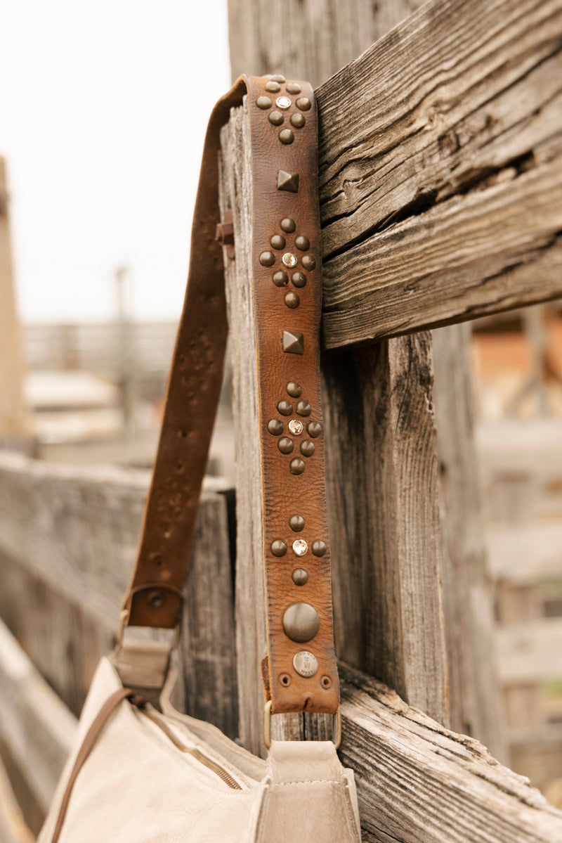 Two Bar West Nevada Medium Long Stud Strap Bag