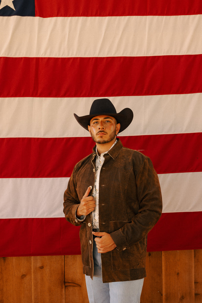 Maverick Exclusive Leather Shirt Jacket