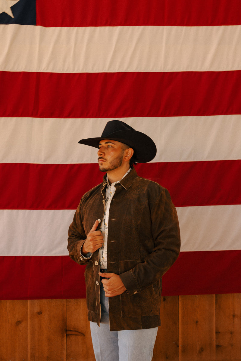 Maverick Exclusive Leather Shirt Jacket