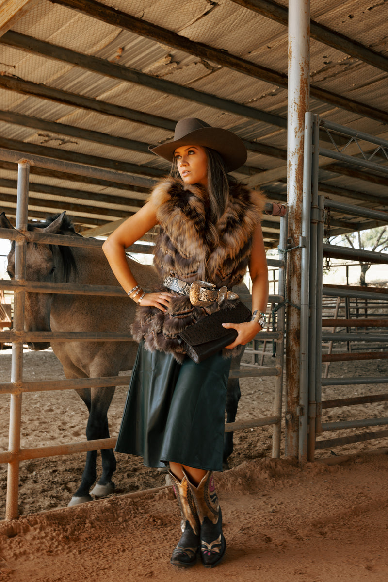Chosen Furs 28" Fox and Rex Vest 