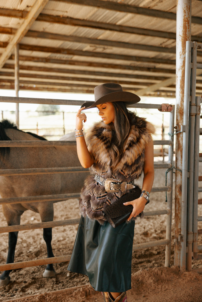 Chosen Furs 28" Fox and Rex Vest 