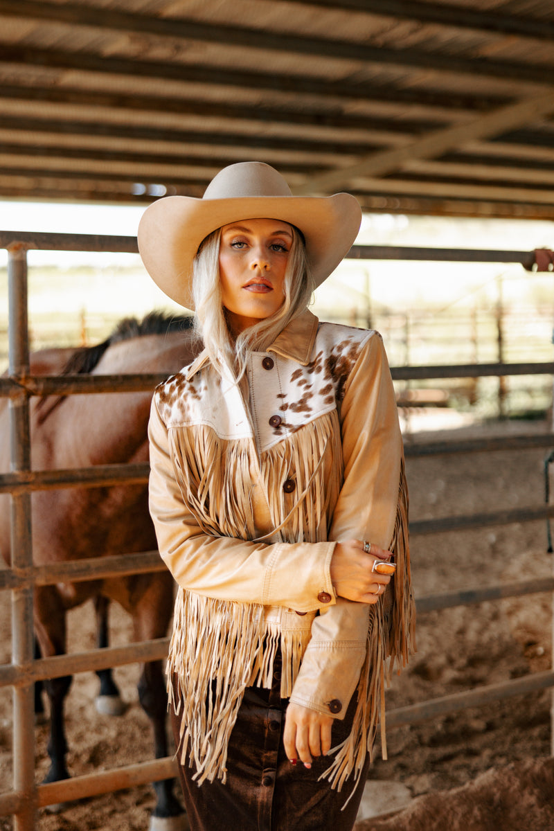 STS WOMEN'S FRONTIER COWHIDE JACKET