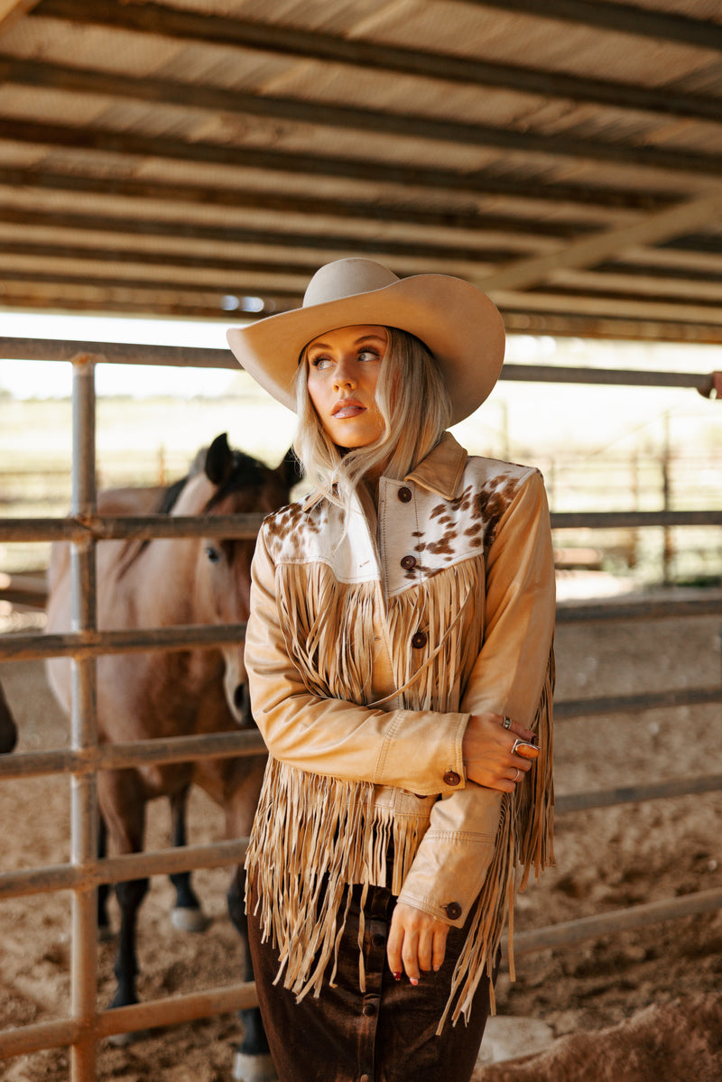 STS WOMEN'S FRONTIER COWHIDE JACKET