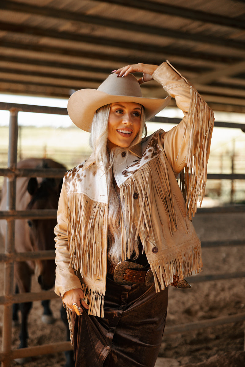 STS WOMEN'S FRONTIER COWHIDE JACKET