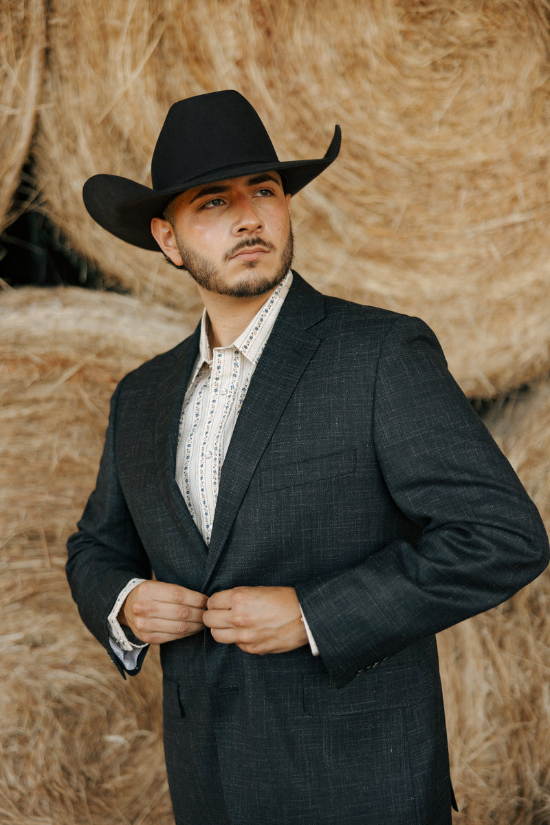 Byron Wool, Silk Liner Black Sport Coat