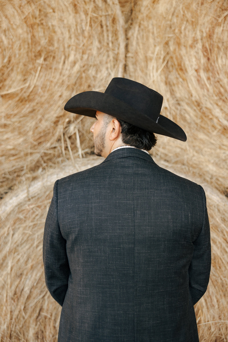 Byron Wool, Silk Liner Black Sport Coat