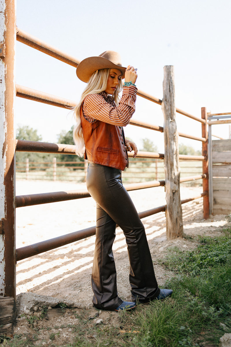 Scully Lamb Leather Vest 