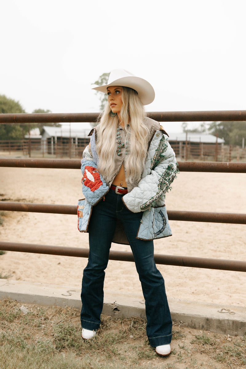 Lady Lancaster Market Oversized Vintage Western Jacket