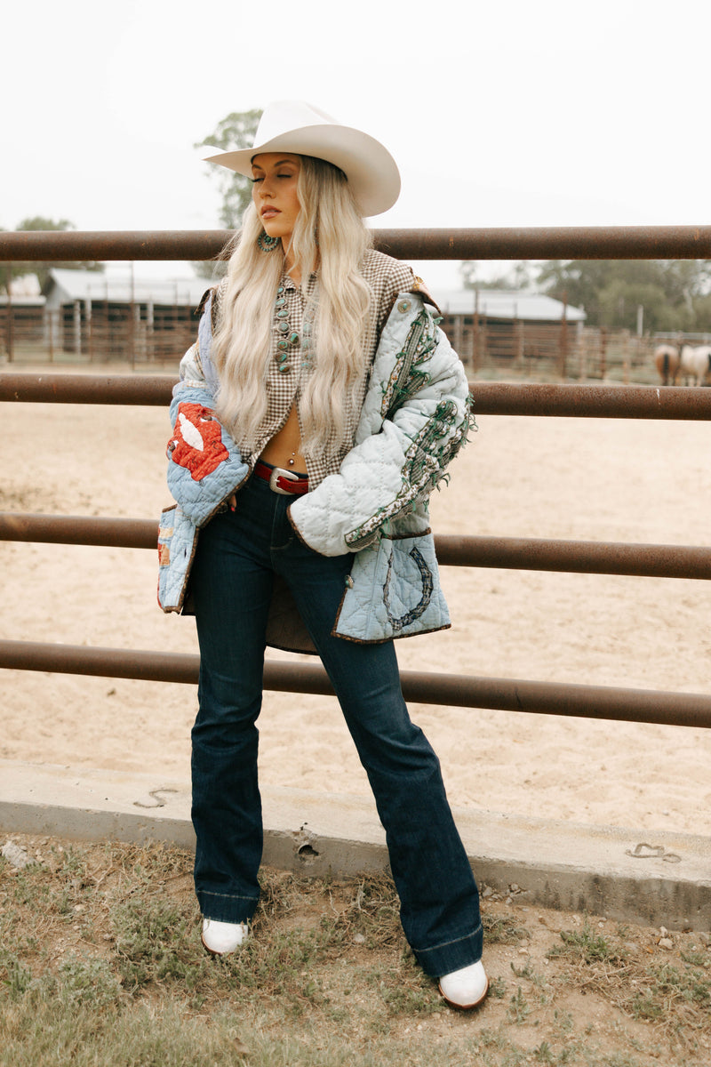 Lady Lancaster Market Oversized Vintage Western Jacket