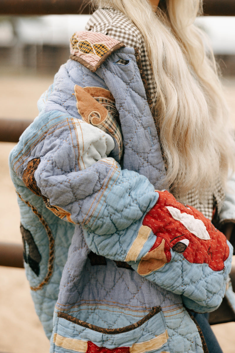 Lady Lancaster Market Oversized Vintage Western Jacket