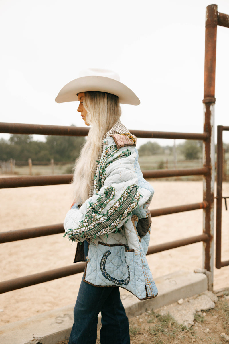 Lady Lancaster Market Oversized Vintage Western Jacket