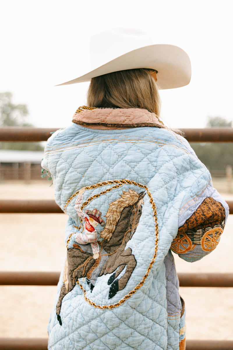 Lady Lancaster Market Oversized Vintage Western Jacket