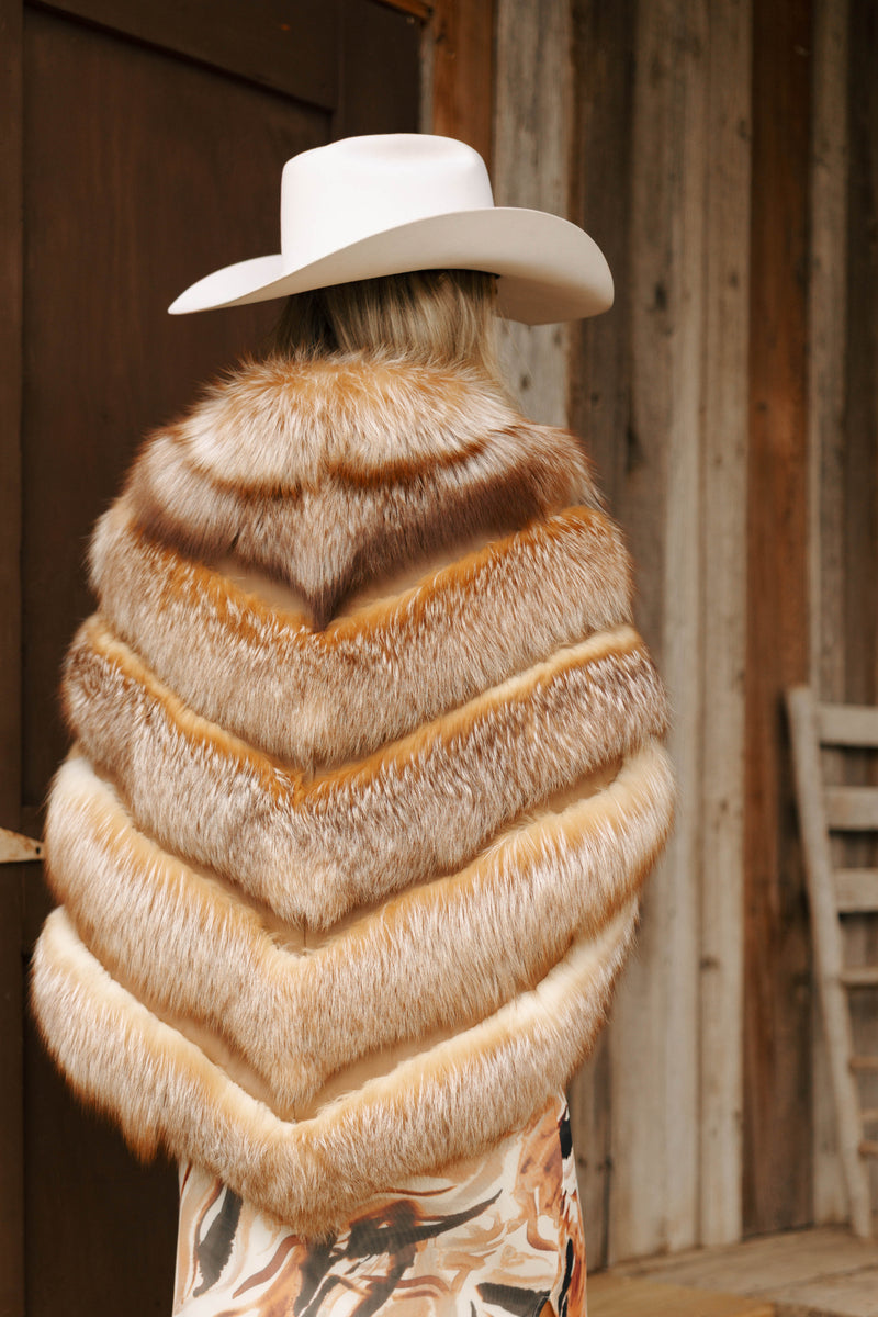 Chaarm Fox Poncho