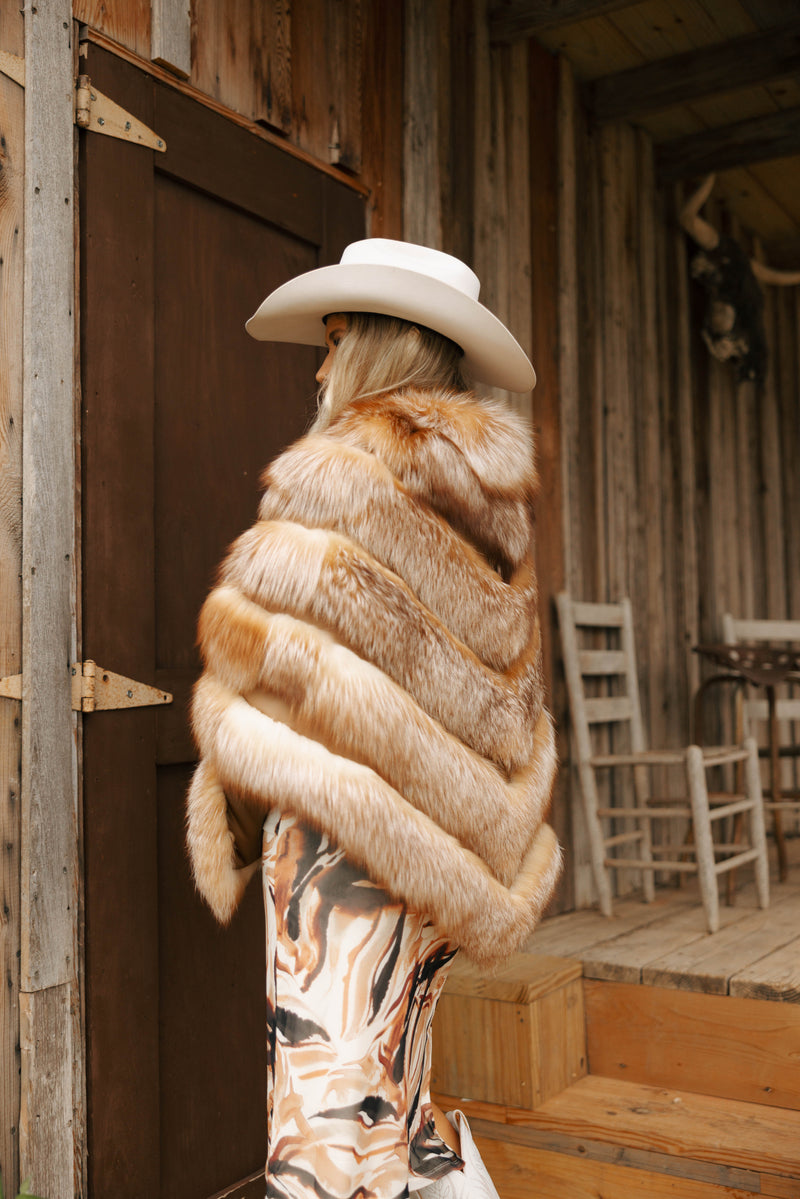 Chaarm Fox Poncho