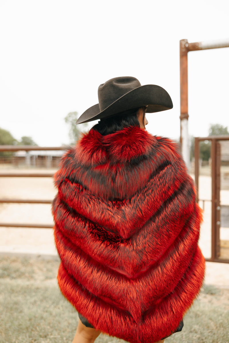 Chaarm Fox Poncho