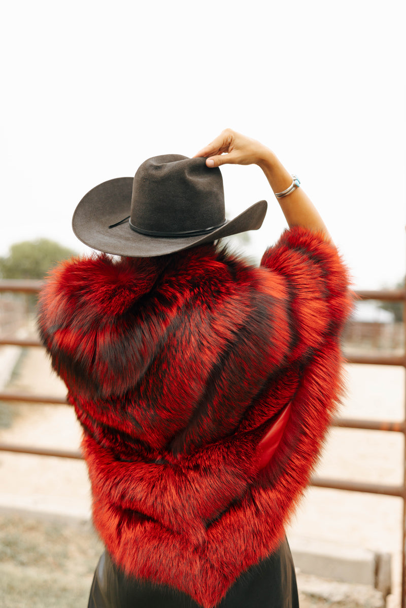 Chaarm Fox Poncho