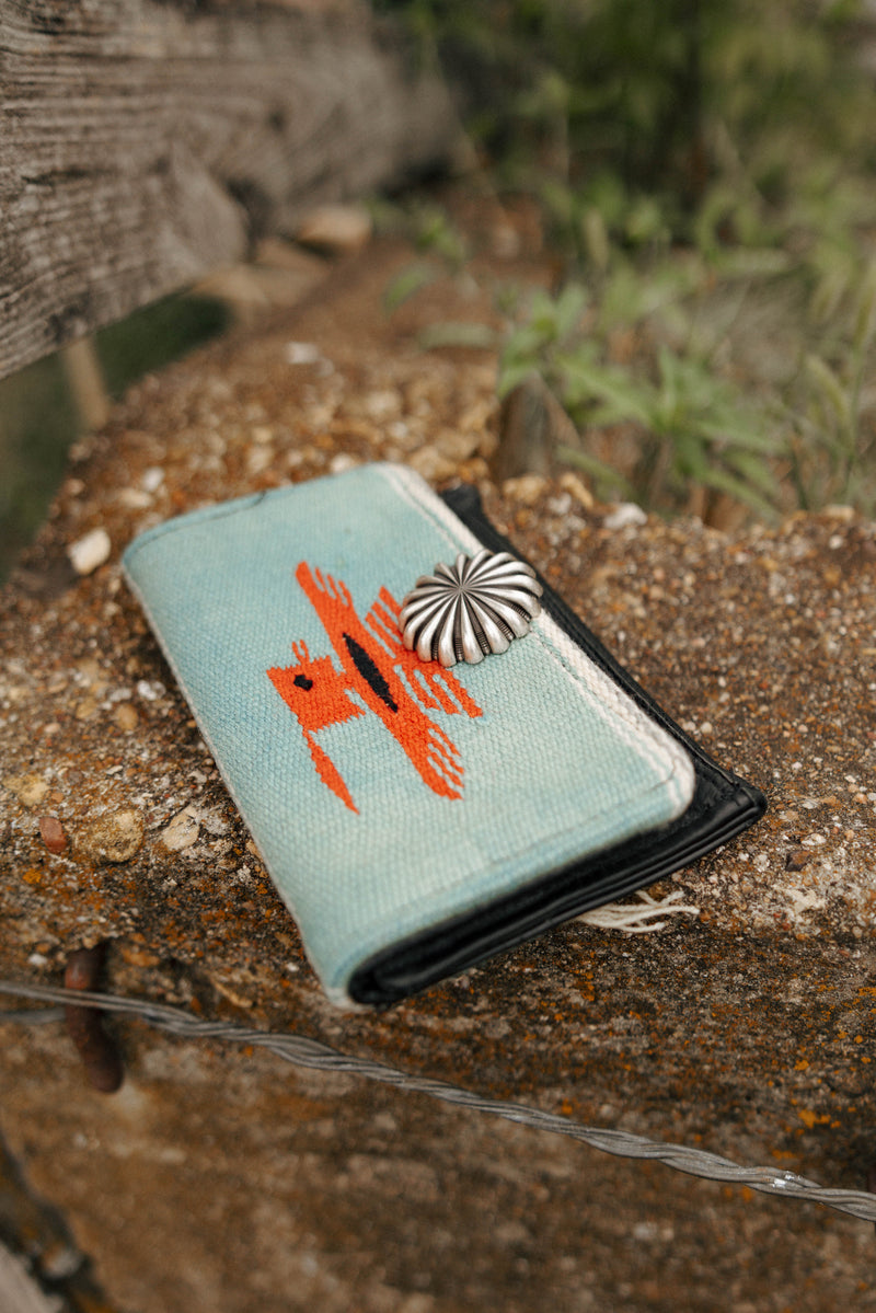 Totem Vintage Thunderbird Light Blue Mini Clutch